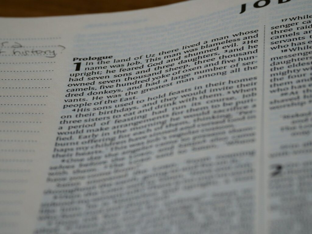 a close up of a page of a book